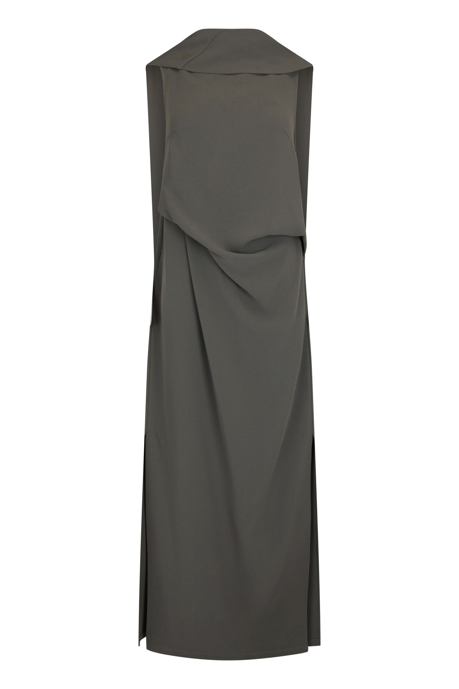 Laro Dress in Drape Suiting