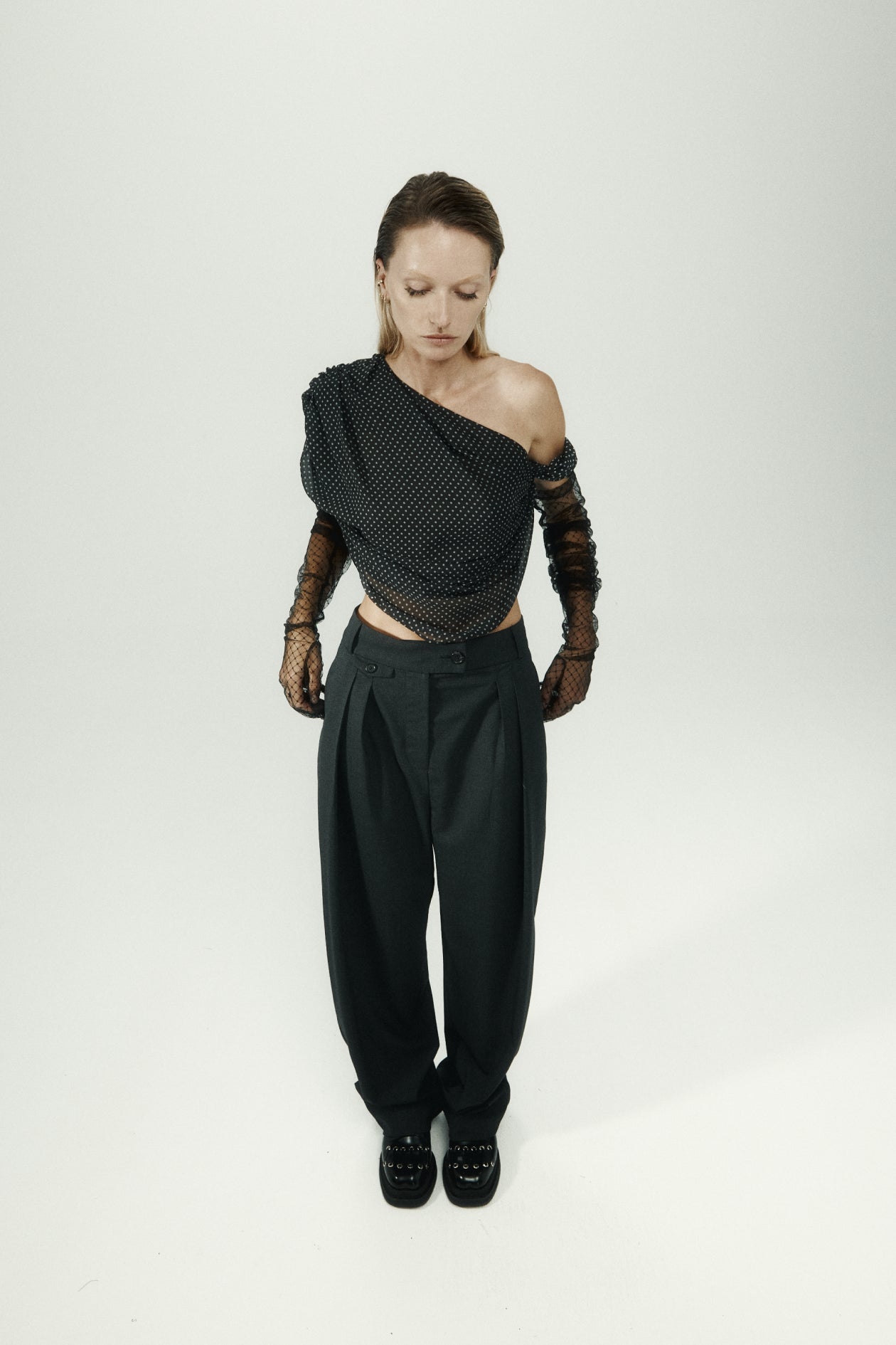 Lucille Top in Silk Georgette