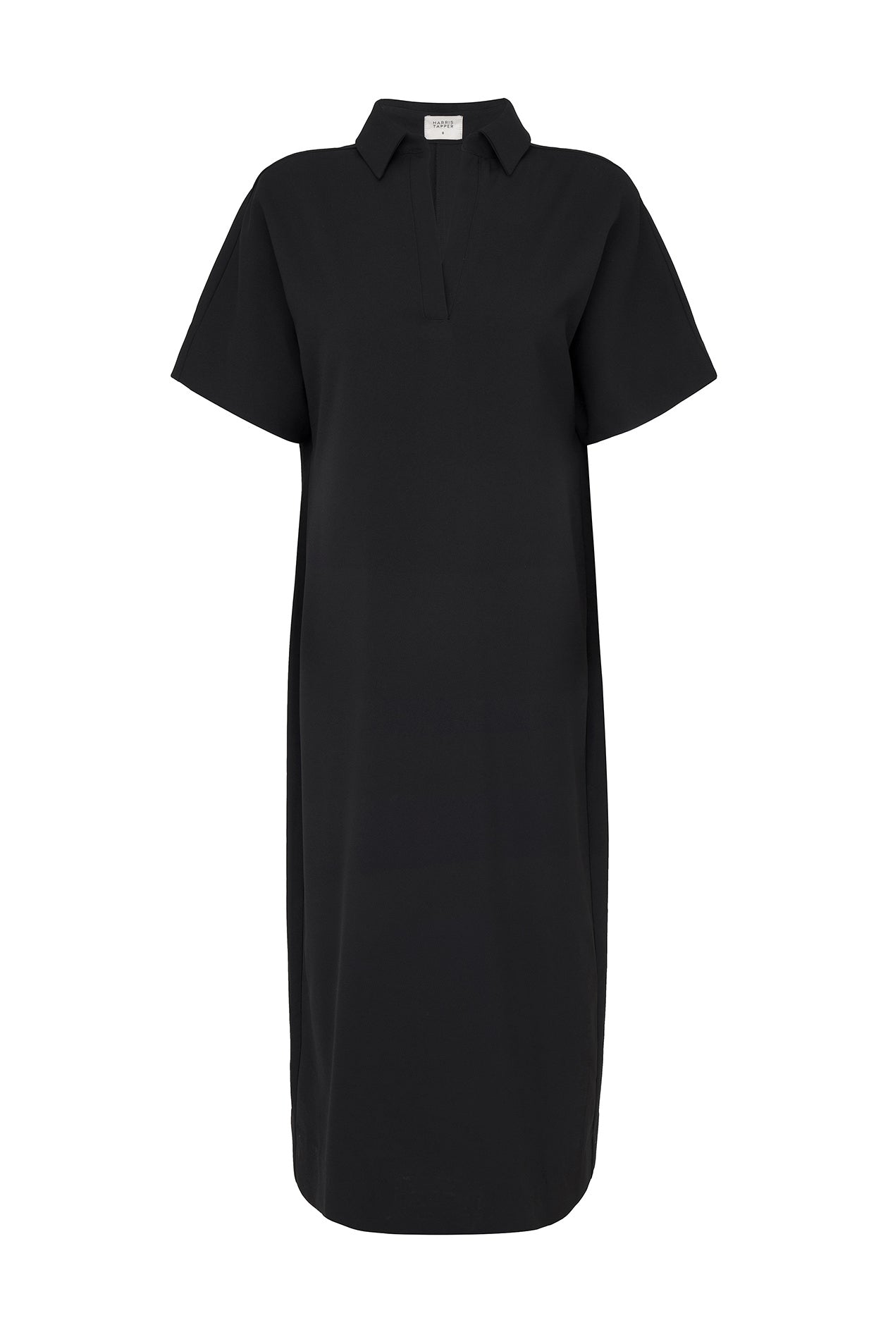 Long Polo Dress in Drape Suiting